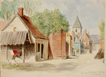 Rue du Puits Sale, St. Valery, 1862