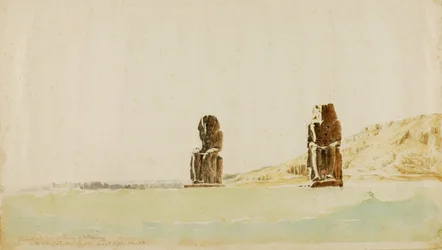 Statue a Memnon, Tebe