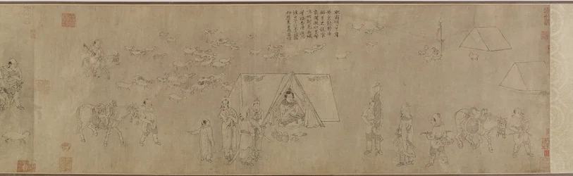 La cattività di Cai Wenji, XIV-XV secolo