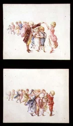 Festa dei bambini, fine XIX secolo