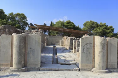 Sito archeologico minoico di Festo. Porta dell
