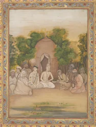 Un raduno di uomini santi di diverse fedi, ca. 1770-75