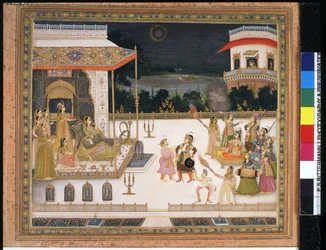 La regina Udham Bai intrattenuta