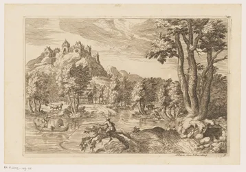 Paesaggio con pescatori