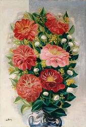 Fiori in vaso (olio su tela)