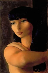 Piccola bruna, 1930 circa (olio su tela)