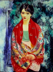 Ragazza polacca, XX secolo (olio su tela)