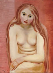 Nudo seduto; Nu assis