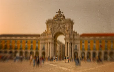 Arco di Lisbona all’ora d’oro