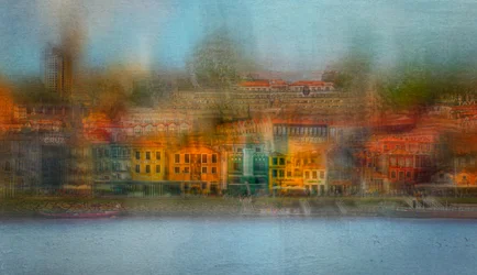Una vivace città sul fiume