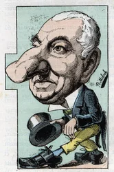 Ritratto di Louis Hyacinthe Duflost, detto Hyacinthe (1814-1887) comico e cantante d