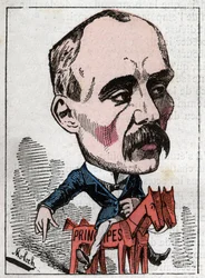 Ritratto di Georges Clemenceau (1841-1929) politico in 