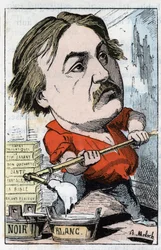 Ritratto di Gustave Doré, disegnatore e incisore, in 