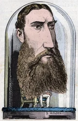 Ritratto di Leopoldo II, Re dei Belgi (Louis Philippe Marie Victor), Principe del Belgio, Duca di Sassonia, Principe di Sassonia-Coburgo-Gotha, Duca di Brabante
