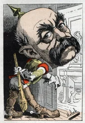 Ritratto di Otto Von Bismarck (1815-1898) Cancelliere di Prussia