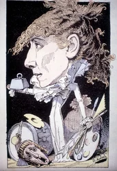 Caricatura di Henriette Rosine Bernard alias Sarah Bernhardt