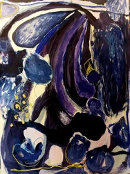 Astrazione blu intenso
