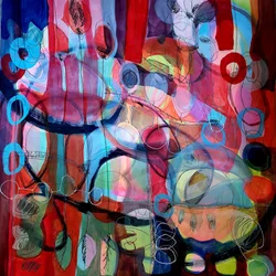 Forme astratte dai colori vivaci