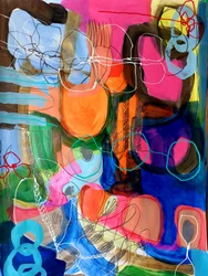 Forme astratte dai colori vivaci