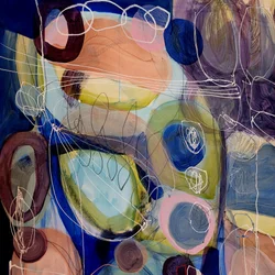 Forme astratte organiche dai colori vivaci