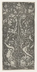 Ornamento con due sfingi