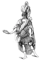 Costume dal teatro francese, 1885