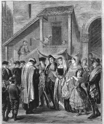 Matrimonio ebraico in Germania nel 1869