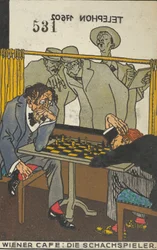 Caffè viennese: I giocatori di scacchi, 1911