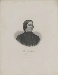 Ritratto del compositore Robert Schumann 1810-1856, c. 1840