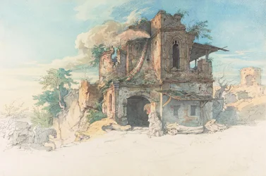 Illustrazione per la ballata Der Gang nach dem Eisenhammer di Friedrich Schiller
