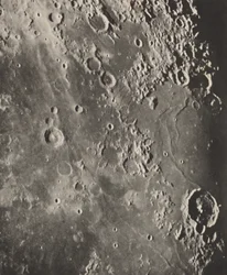 Fotografia Lunar Capuanus - Bouillaud - Gassendi, 1896 (foto)