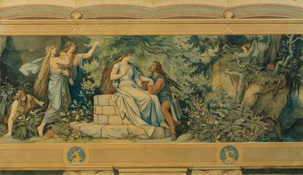 La bella Melusina: II. Alla fonte nel bosco