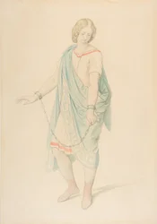 Il Soprano Karoline Hetzenecker nel Ruolo di Sesto in La Clemenza di Tito, ca. 1848
