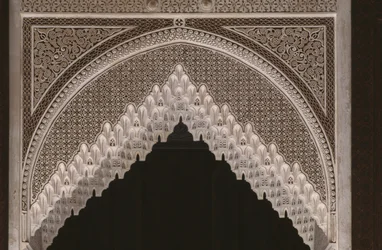 Kasbah di Thamiel glaoui, stucco, dettaglio (ceramica)