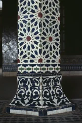 Kasbah di Thamiel glaoui, piastrelle zellij, dettaglio (ceramica)