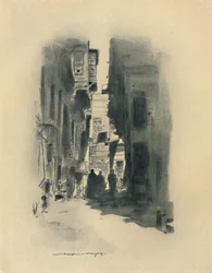 Una strada del Cairo, 1903