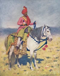 Un famoso cavallo danzante - Campo dei capi di Bombay, 1903