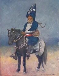 Un devoto fanatico Akalis, 1903