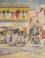 Un bazar, Delhi