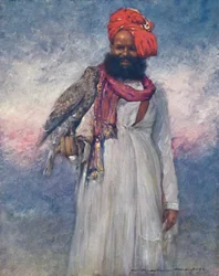 Un falconiere di Rajgarh