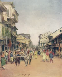 Per le strade di Delhi, 1905