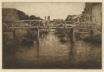 Un vecchio ponte, Venezia