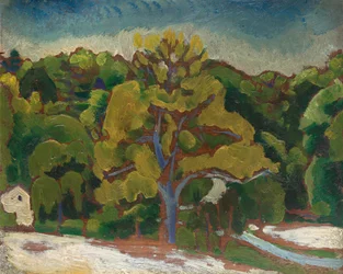 Paesaggio, 1912 circa (olio su tavola)
