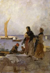 Sul molo di Chioggia