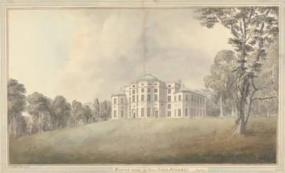 Veduta di Baron Hill, Anglesey, Galles