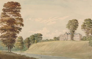 Veduta di Erthig, Denbigshire, Galles
