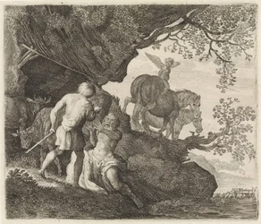 Mercurio punisce Battus