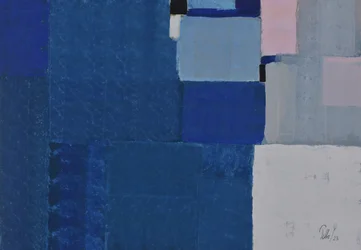Blocchi astratti blu