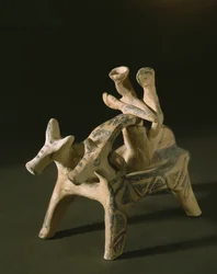 Carro, dalla tomba di Marcopoulo, Attica, Tardo Periodo Eraldico IIIA-IIIB, 1400-1200 a.C.