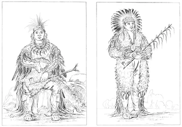 Otoes, Fort Leavenworth, Basso Missouri, 1841